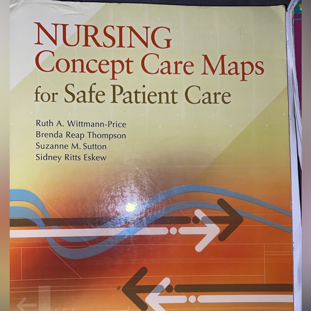 Nursing school concept maps textbook